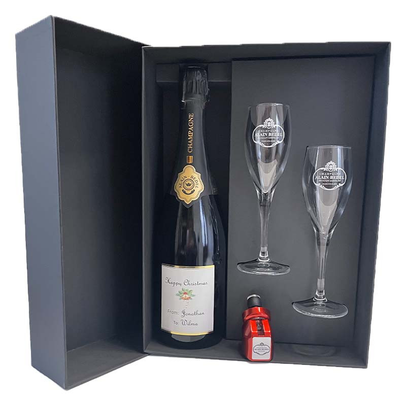 Coffret Champagne Bedel personnalisé Merry Christmas - Buy on Avenue des  Vins