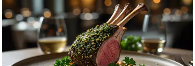 What wine should you drink with saddle of lamb?